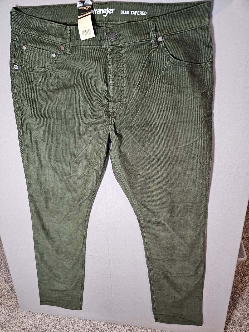 Wrangler Corduroy pants mens 38x32 Slim Tapered